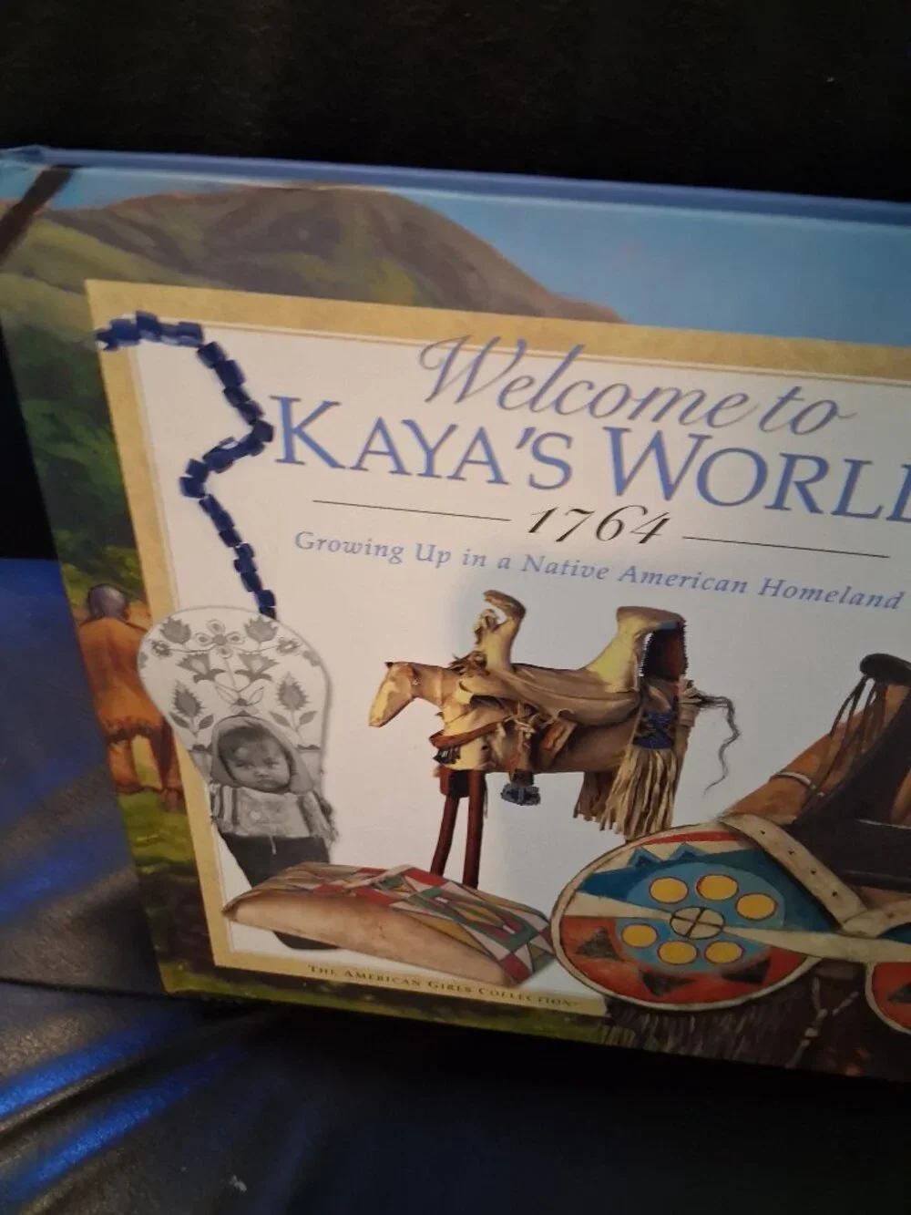 Welcome to Kaya's World book  American Girl Doll.  Native American